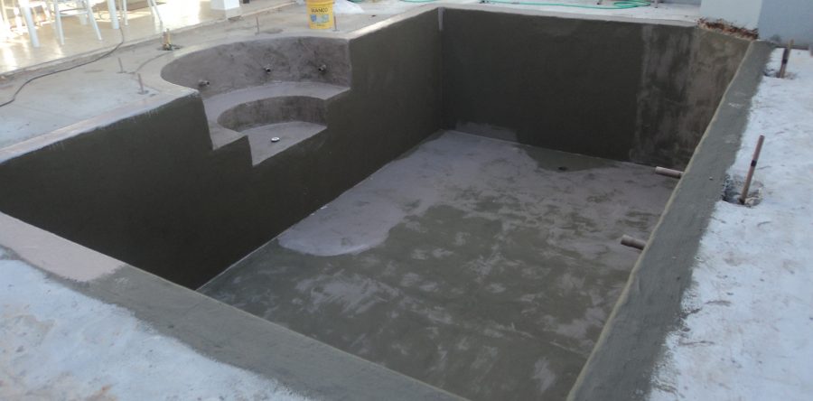 Manta Acrílica em piscina